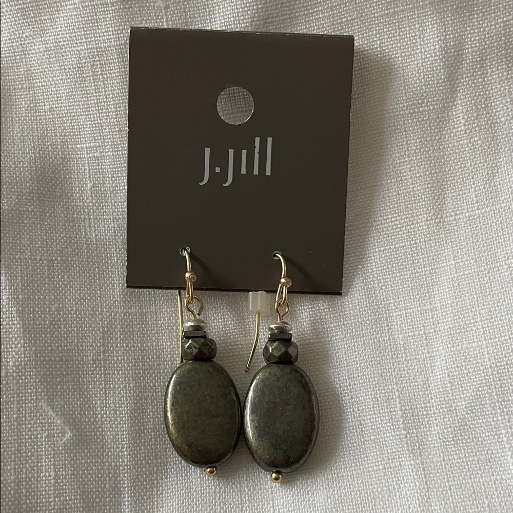 J. Jill Gold and Grey Earrings